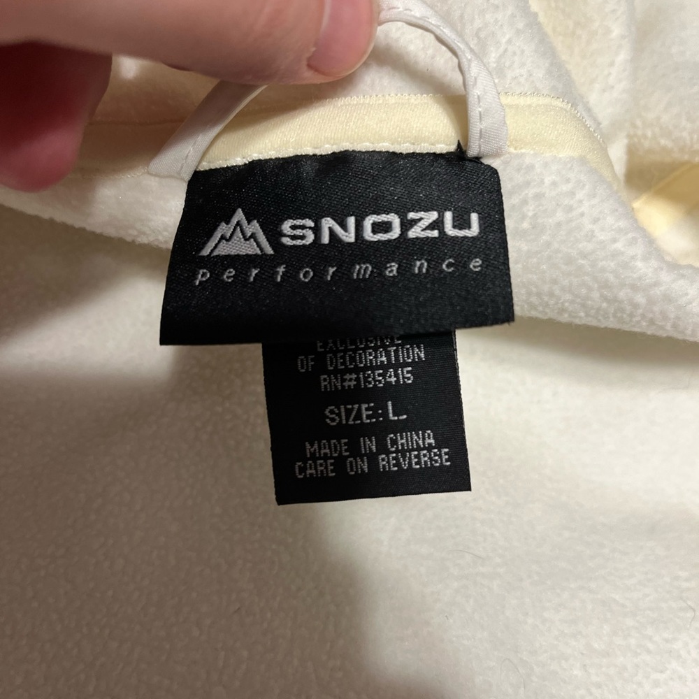 Snozu Performance Winter Coat Jacket White Great … - image 5